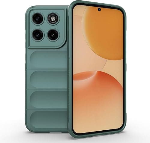 Gruattreay Case Compatible with Motorola Moto G67 5G/Moto G77 5G, Skin-Friendly Flexible Soft TPU Silicone Airbag Shock-Absorption Anti-Drop Anti-Slip Shockproof Cover (Green) on Amazon.ae - Price Tracker