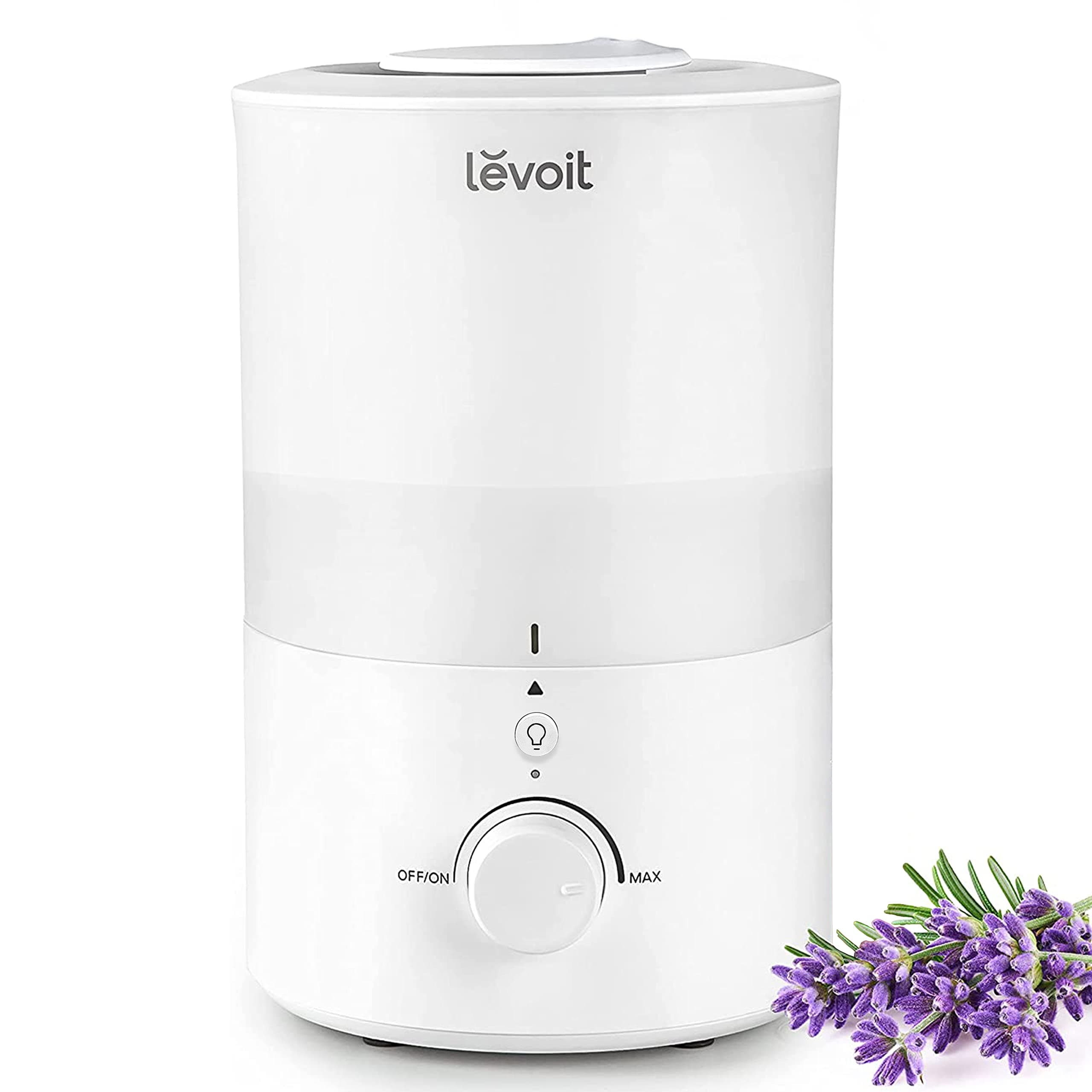 LEVOIT 3L Humidifiers for Bedroom Baby Room with Night Light, Cool Mist Humidifier for Home, Office & Plant, Auto-Off, Up to 25H for 27 ㎡, Quiet Operation with 360° Rotation Nozzle- 2 Filter Sponge on Amazon.ae - Price Tracker