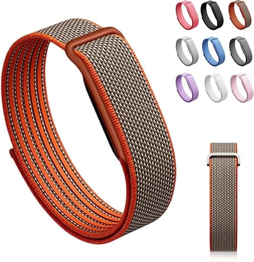 Band for Google Fitbit Air, Fitness Tracker Replacement Band,Soft Silicone/Nylon Strap,Adjustable Wristband,Women Men,Replacement Strap for Google Fitbit Air Fitness Tracker على Amazon.ae - متتبع الأسعار
