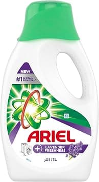 Ariel Lavender Laundry Detergent Liquid Gel, 1L - متتبع أسعار Amazon.sa