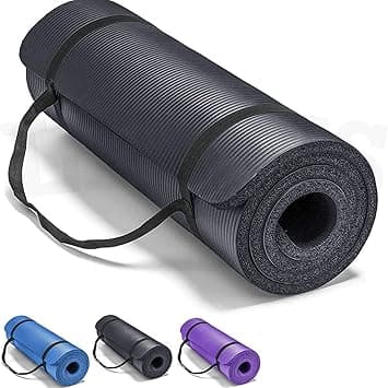 SKY-TOUCH Yoga Mat Non Slip, Yoga Mat with Strap Included 10mm Thick Exercise Mat Ideal for HiiT, Pilates, Yoga and Many Other Home Workouts - Amazon.ae Price Tracker