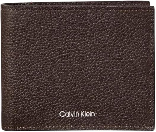 Calvin Klein FOIL EMBOSS EW BILL Mens Wallets, CK Dark Brown, OS on Amazon.ae - Price Tracker