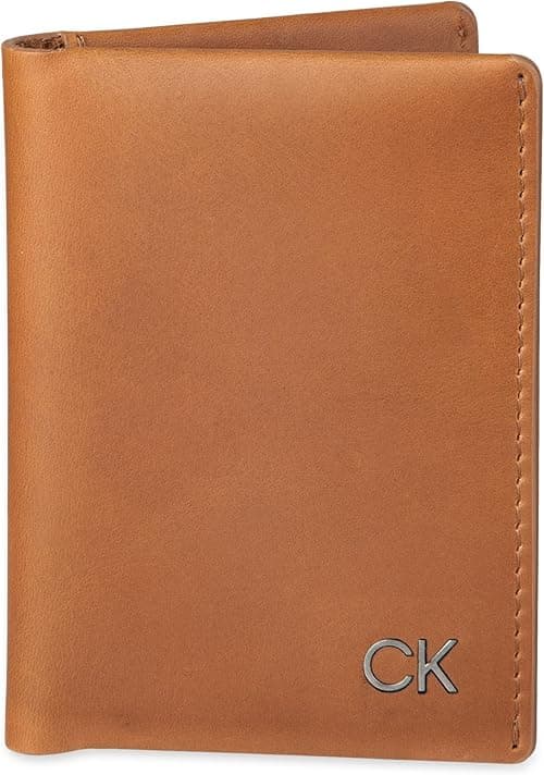 Calvin Klein Men's Leather RFID Minimalist Bifold Wallet on Amazon.ae - Price Tracker