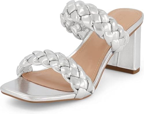 Dunes + CUSHIONAIRE Technology Women's Iris braided Heel Sandal +Memory Foam and Wide Widths Available on Amazon.ae - Price Tracker