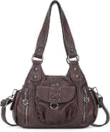 Angel Kiss Small Purses for Women Hobo Shoulder Bags Y2K Vegan Leather Multi-Pocket Handbags Designer Tote Bag - Best Deal Finder