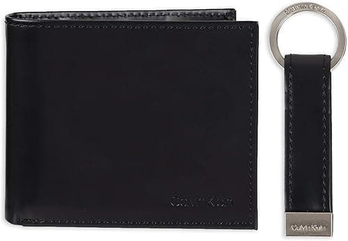 Calvin Klein Men's RFID Lea Slim Bi-Fold Wallet, Black on Amazon.ae - Price Tracker