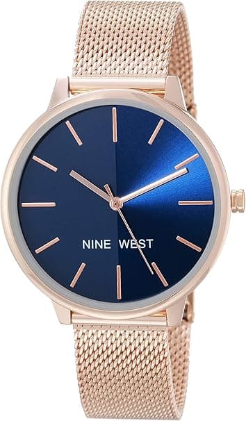 Nine West Women's Mesh Bracelet Watch on Amazon.ae - Price Tracker