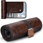 Toiletry Bag for Men, Travel Dopp Kit, Water-Resistant Bathroom Roll Organizer for Shaving Kit, Hygiene, Toiletry Accessories - Best Deal Finder