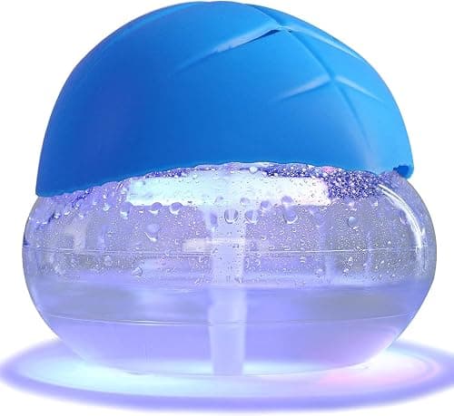 Vsell24 Leaf Shaped Electrical Water Air Refresher With LED Light Air Revitalizer Air Purifier Air Humidifier for Home, Office, Bedroom 220-240V (Blue) على Amazon.ae - متتبع الأسعار