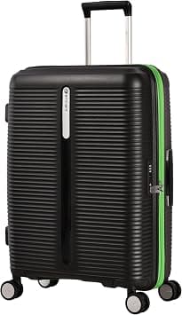 Eminent Hardcase Checked Bag 28-inch Unisex PP Luggage Lightweight Expandable 4 Double Spinner Wheel Travel Suitcase with TSA Lock and Safe Zippers, B0013 (Checked Luggage 28-Inch, Black) على Amazon.ae - متتبع الأسعار