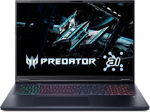 Acer Predator Helios Neo 18 AI Gaming Laptop | Intel Core Ultra 9 Processor 275HX | NVIDIA GeForce RTX 5070 Ti | 18" WQXGA 240Hz G-SYNC | 16GB DDR5 | 1TB Gen 4 SSD | Killer Wi-Fi 6E | PHN18-72-92Y3 on Amazon.ae - Price Tracker