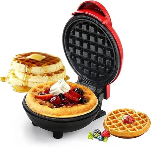 Mini Waffle Maker Machine 3 In 1 Waffle Iron Home Appliances Kitchen Easy To Clean, 4 Inch, Perfect For Breakfast, Dessert, Sandwich, Pan Cakes, Other Snacks|Assorted - 350 Watts on Amazon.ae - Price Tracker