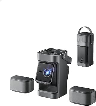 soundcore Nebula P1 Portable Projector with Detachable Speakers,650 ANSI Lumens,1080P Full HD,20W Truly 2.0 Surround Sound,130° Built-in Gimbal,Auto Adjustment,180" Big Screen (Nebula P1) على Amazon.ae - متتبع الأسعار
