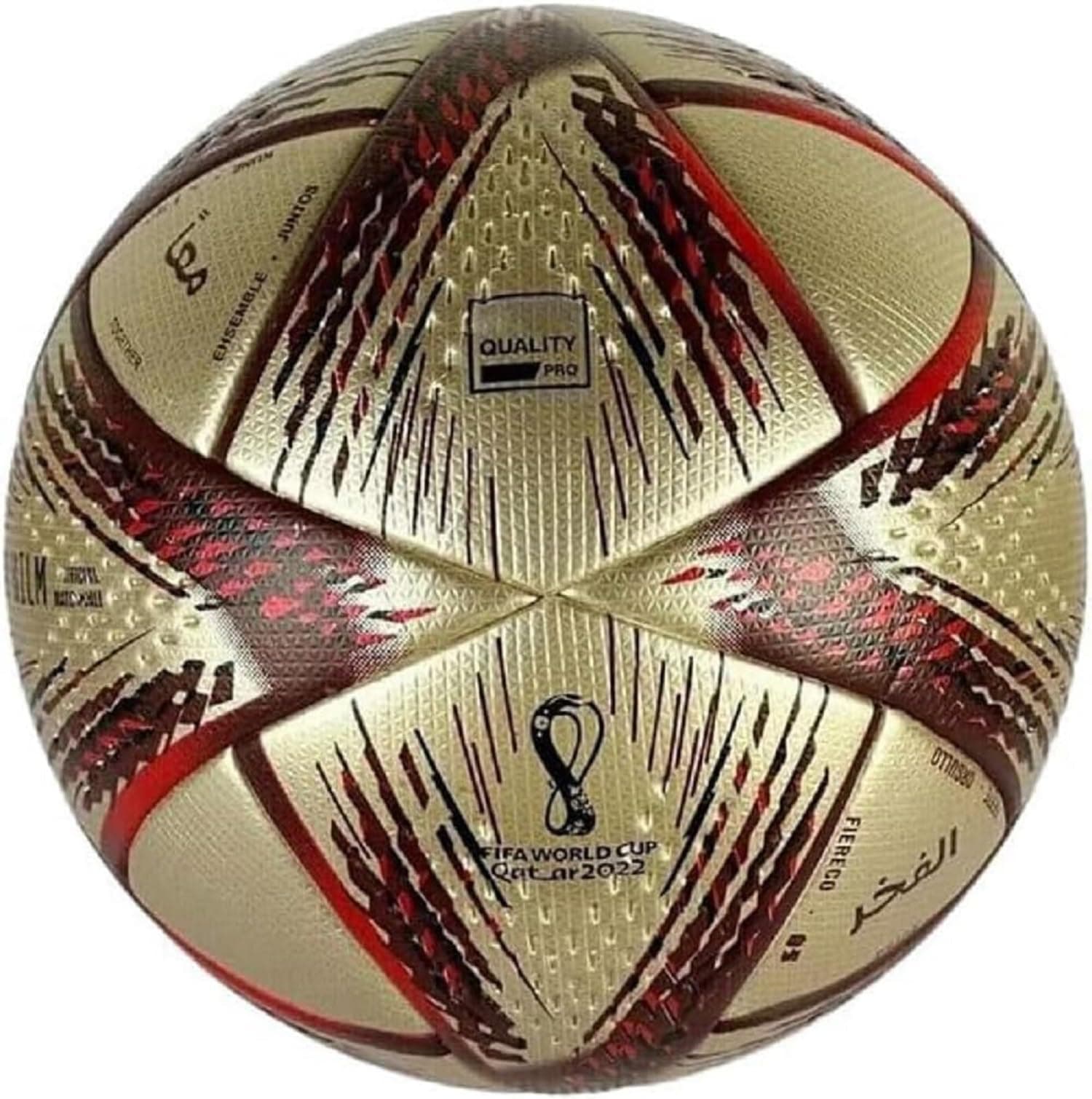 World Cup Final Al Hilm Ball Thermal Bonded Soccer Balls Size 5, Winded Bladder Football Quality, كرة قدم Durable for Adults, Youth Best for Clubs, Academies Perfect Match, Training, Recreational Play on Amazon.ae - Price Tracker