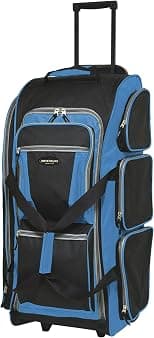 Travelers Club Xpedition 30 Inch Multi-Pocket Upright Rolling Duffel Bag - Amazon.ae Price Tracker