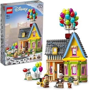 LEGO Disney and Pixar ‘Up’ House Buildable Toy with Balloons, Carl, Russell and Dug Figures, Collectible Model Set, Iconic Gift Idea for Kids, Girls & Boys 43217 - متتبع أسعار Amazon.sa