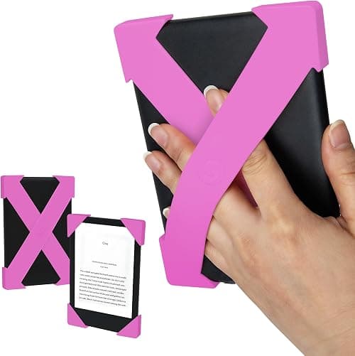 Strapsicle Kindle & Kobos Hand Strap - Fits Kindle/Paperwhite (6") Gen 7-10, 6" Kobo - Light Grip - Medium - Candy Pink on Amazon.sa - Price Tracker