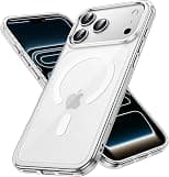 iPhone 17 Pro Case, Compatible with MagSafe Accessories, TPU, Military-Grade Drop Protection, Shock-Absorbing Air Guard Corners, Hybrid Series, Clear (iPhone 17 Pro) - Amazon.ae Price Tracker