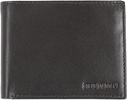 Steve madden Leather Rfid Blocking Wallet With Extra Capacity Id Window - Best Deal Finder