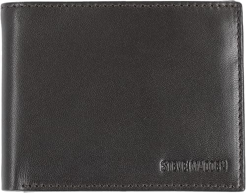 Steve madden Leather Rfid Blocking Wallet With Extra Capacity Id Window on Amazon.ae - Price Tracker