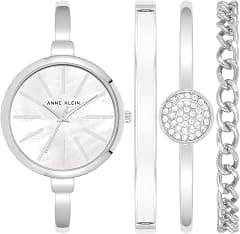 Anne Klein Women's Bangle Watch and Bracelet Set - Amazon.ae Price Tracker