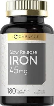 Carlyle Slow Release Iron 45 mg | 180 Tablets on Amazon.ae - Price Tracker
