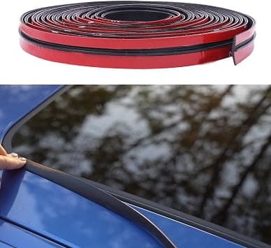 Bolivia's Car Windshield Weather Strip, 19MM Automotive Weather Stripping, T Shape Leak Sound Proofing Sealing Strip, Sunroof Seal Rubber Trim, Automotive Front Windshield Seal for Car, Truck (5M) على Amazon.ae - متتبع الأسعار