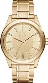 Armani Exchange Men's Stainless Steel Three Hand Watch 44mm Case Size - Best Deal Finder