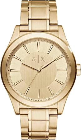 Armani Exchange Men's Stainless Steel Three Hand Watch 44mm Case Size - Best Deal Finder