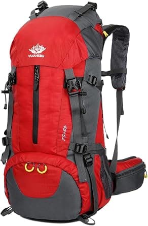Esup 50L Hiking Backpack Men Camping Backpack with rain cover 45l+5l Lightweight Backpacking Backpack Travel Backpack on Amazon.ae - Price Tracker
