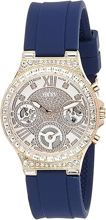 GUESS Women's Analog Watch Black Silicone Strap (Model: GW0257L1) on Amazon.ae - Price Tracker