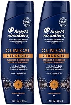 Head & Shoulders Clinical Strength Dandruff Shampoo, 13.5 fl oz (Pack of 2) on Amazon.ae - Price Tracker