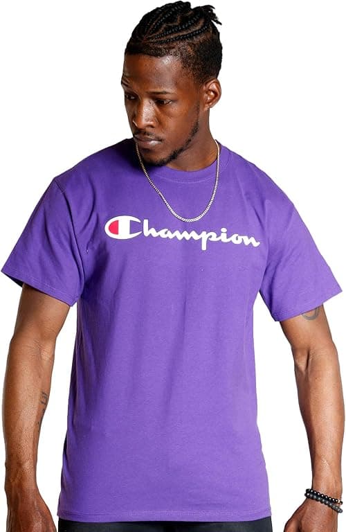Champion mens Classic Graphic Tee, Big C Logo T-Shirt on Amazon.ae - Price Tracker