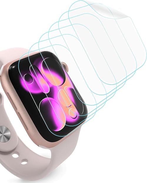 Sinoacc Screen Protector Compatible with Apple Watch Series 11 42mm (6 Pack) Self-Healing TPU Flexible Film Cover for iWatch 11 42mm, Anti-Bubble, HD Ultra-Thin, Easy Installation, Scratch-Resistant on Amazon.ae - Price Tracker