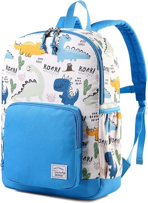 VASCHY Children's Backpack, Lightweight School Bag for Girls Boys Primary Kindergarten 4-6 Years Waterproof Cute Backpack for A4 Folder Preschool Travel with Chest Strap | Cute on Amazon.ae - Price Tracker