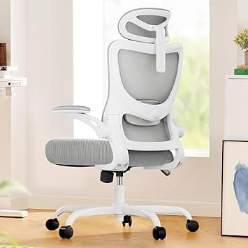 Marsail Ergonomic Office Chair: Office Computer Desk Chair with High Back Mesh and Adjustable Lumbar Support Rolling Work Swivel Task Chairs with Wheel 3D Armrests and Headrest - Amazon.ae Price Tracker