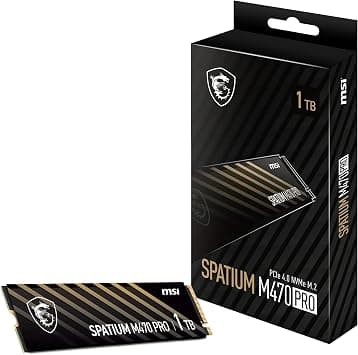 MSI SPATIUM M470 Pro PCIe 4.0 NVMe M.2 1TB على Amazon.ae - متتبع الأسعار