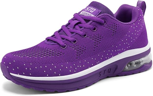 STQ Women's Running Shoes Breathable Air Cushion Sneakers on Amazon.ae - Price Tracker