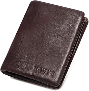 OVERS KAVI'S Mini Bifold Genuine Leather Wallet for Men's,RFID Blocking Slim Cow Leather Wallet,Money Bag for Men (COFFEE) on Amazon.ae - Price Tracker