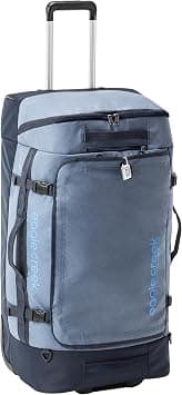 Eagle Creek Cargo Hauler XT Wheeled Duffel - Wheeled Backpack Duffel - Deployable Backpack Straps - Lockable U-Lid & Easy Access Compartment - 32" - Glacier Blue على Amazon.ae - متتبع الأسعار