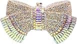 RomanticDesign Women Sparkly Bowknot Evening Clutch Luxury Rhinestone Bride Purse Wedding Party Prom Banquet Handbag - Best Deal Finder