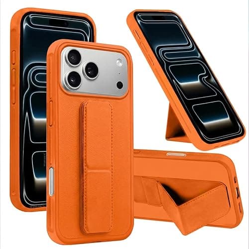 MARGOUN For iPhone 17 Pro Case Cover Finger Grip Holder Phone Car Magnetic Multi-function Shockproof Protective Case Two-in-One Phone Holder Case (Cosmic Orange, iP 17 Pro) on Amazon.ae - Price Tracker