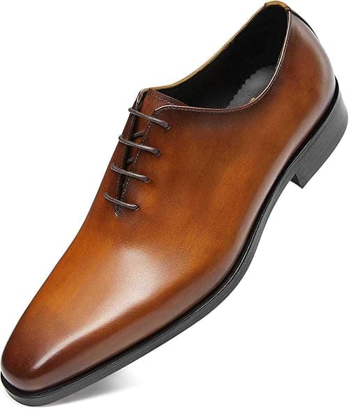 Men's Dress Shoes Oxford Formal Leather Shoes for Men on Amazon.ae - Price Tracker