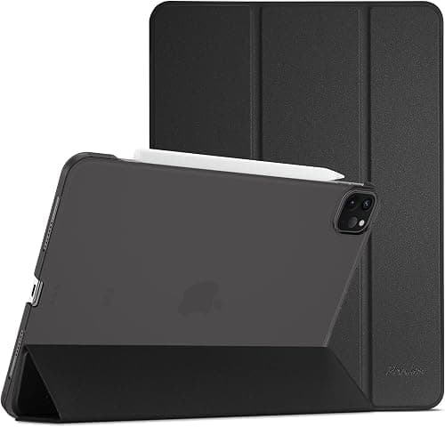 ProCase Smart Case for iPad Air 13 Inch (M3) 2025/ (M2) 2024/ iPad Pro 12.9 Inch 6th/5th/4th/3rd Generation 2022/2021/2020/2018, Slim Stand Hard Back Shell Smart Cover -Black على Amazon.ae - متتبع الأسعار
