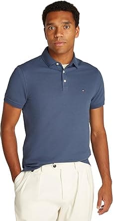 Tommy Hilfiger mens 1985 SLIM POLO Polo Shirt on Amazon.ae - Price Tracker