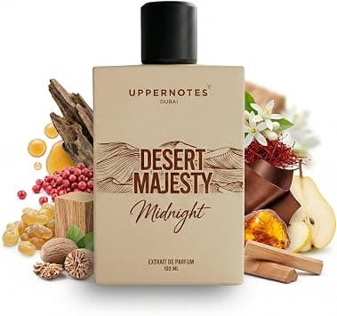 Desert Majesty Midnight 100 ml | Extrait De Parfum for Unisex | Long Lasting Oud Perfume with Honey Saffron Amber | Arabic Fragrance for Men Women | Premium Oriental Scent Dubai on Amazon.ae - Price Tracker