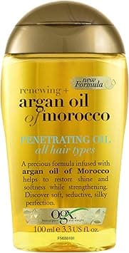 OGX Hair Oil, Renewing+ Argan Oil Of Morocco, Penetrating Oil, All Hair Types, 100 Ml on Amazon.ae - Price Tracker