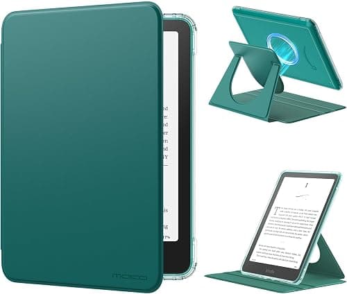 MoKo Rotating Case for 7" Kindle Paperwhite 12th Gen/Colorsoft, Jade Green on Amazon.ae - Price Tracker