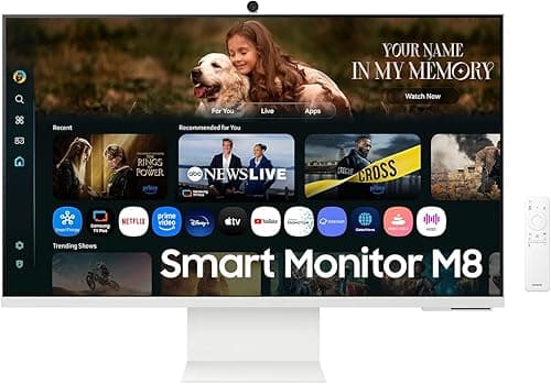 Samsung 32" M8 M80F Smart Monitor (AI & Smart Features) 4K (3,840 x 2,160) 60hz, With Camera USB Type C, Height Adjustable, For Entertainment and Work, LS32FM801UMXUE on Amazon.ae - Price Tracker