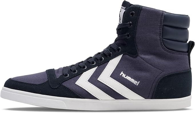 Hummel Men's Slimmer Stadil High Hi-Top Trainers, Black White on Amazon.ae - Price Tracker